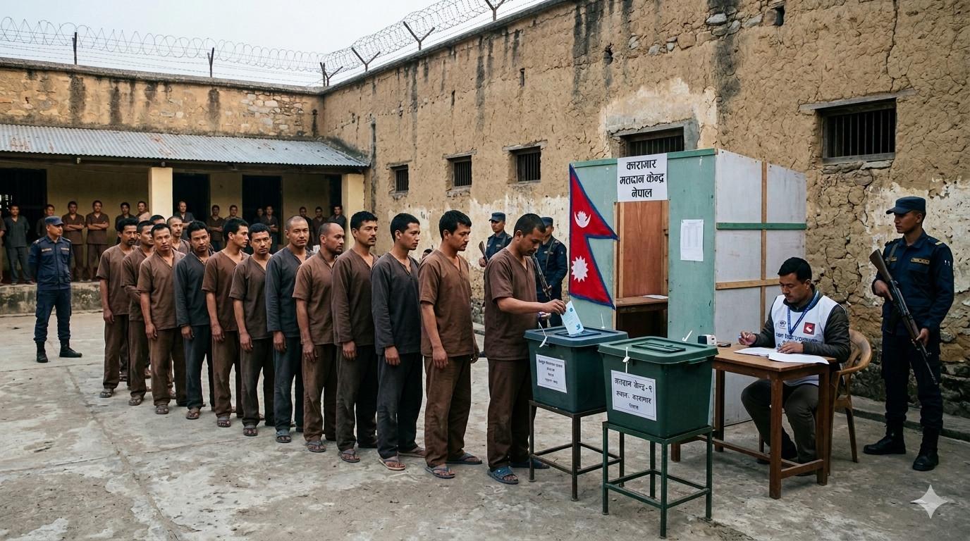 तेह्रथुम कारगारमा मतदान सम्पन्न