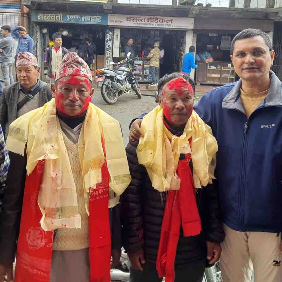 तेह्रथुमको लालीगुराँस नगरपालिका ६ मा एमाले विजयी