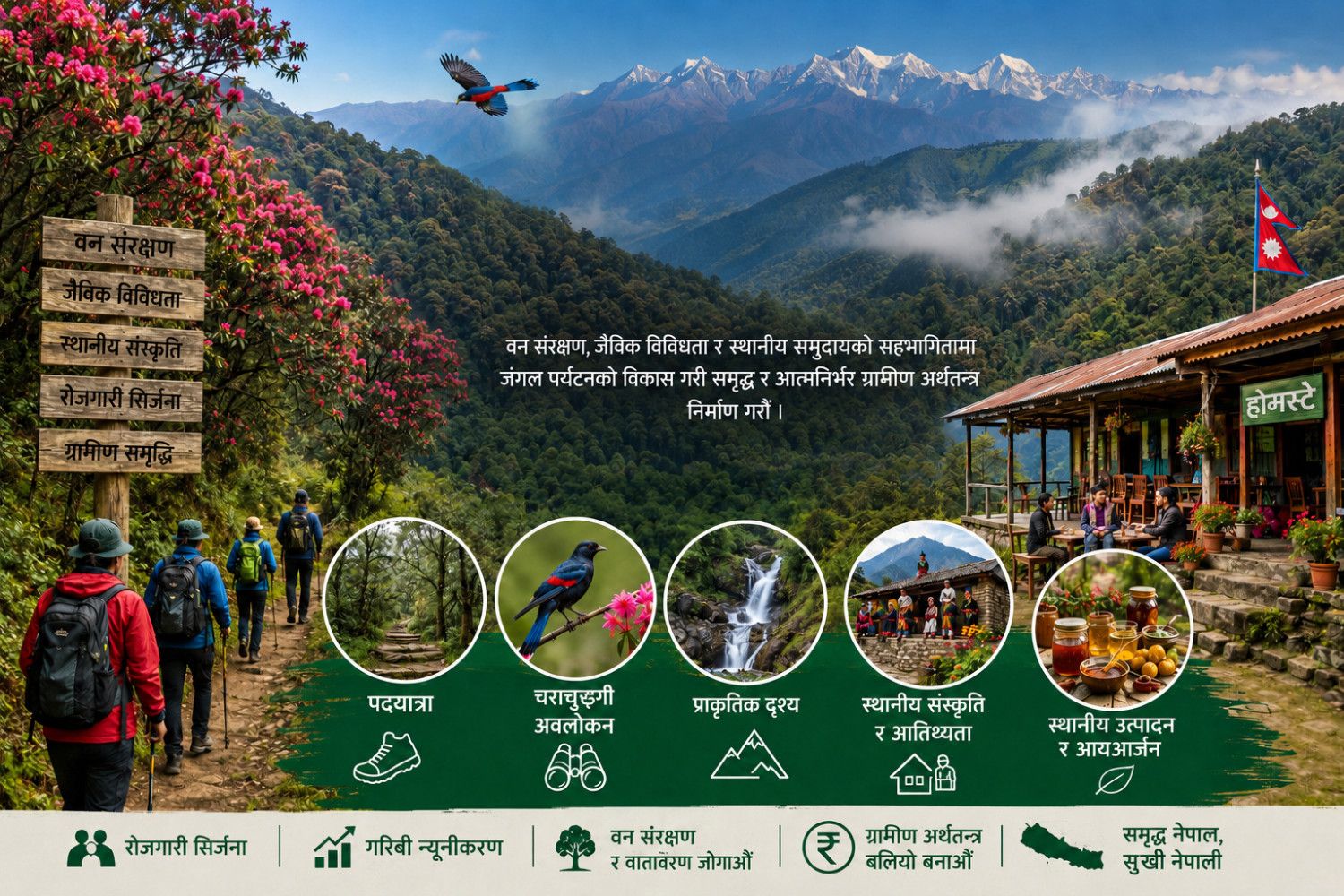 जंगल पर्यटन : ग्रामिण अर्थतन्त्रको मुख्य आधार
